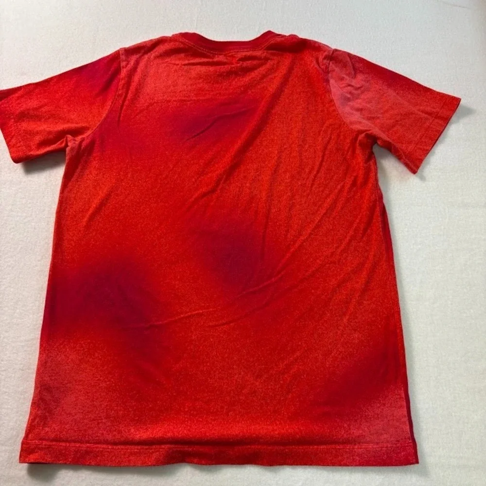 Nike Boys Size‎ XL Tee Shirt Red Airbrush Short Sleeve Cotton